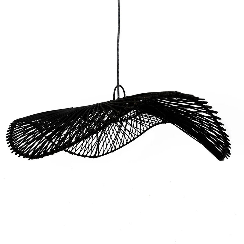 Bazar Bizar Chapeau Hanglamp - Zwart - L
