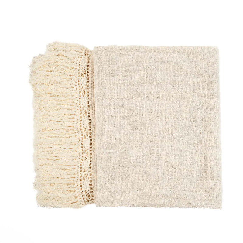 Bazar Bizar Gypsy Bedsprei - Naturel