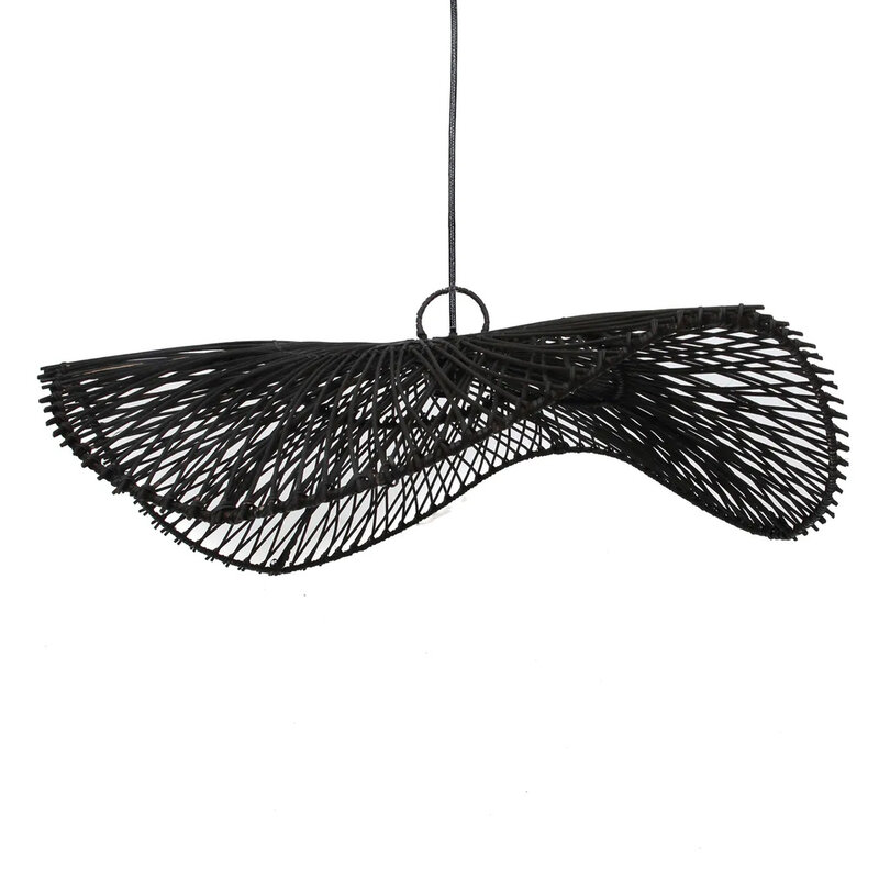 Bazar Bizar Chapeau Hanglamp - Zwart - L