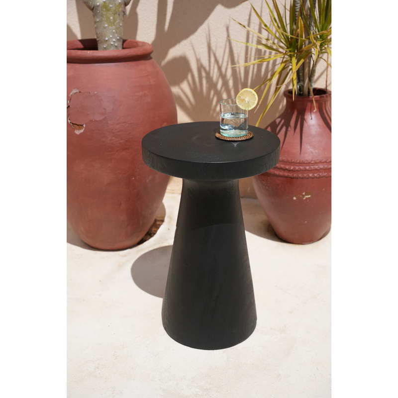 Bazar Bizar-collectie Fiji Bijzettafel - Zwart
