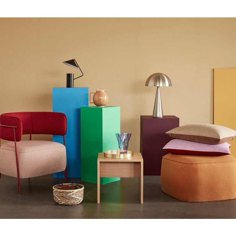 Hübsch-collectie Mush Table Lamp Tall Brass