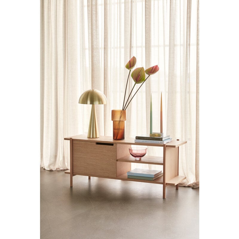 Hübsch-collectie Mush Table Lamp Tall Brass