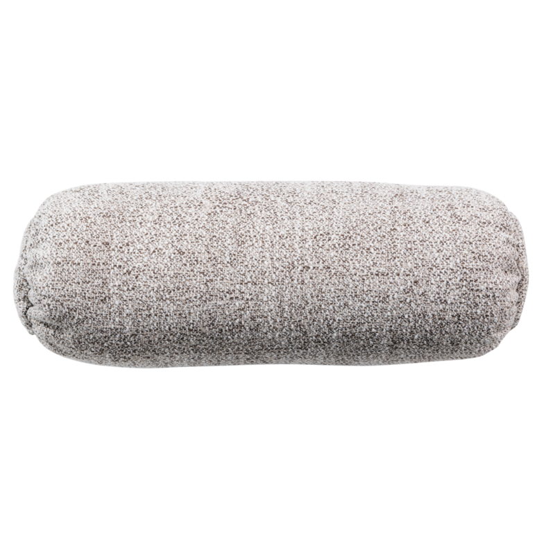WOOOD-collectie Baggy Rolkussen 50X dia 23Cm Geweven Stof Naturel Melange