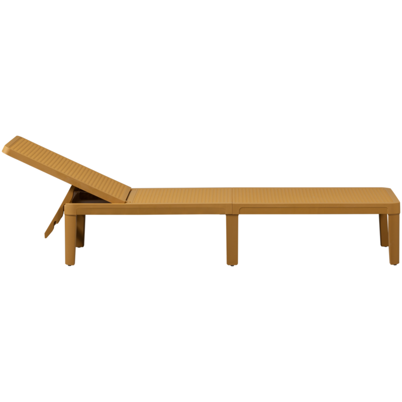 WOOOD-collectie Jinte Lounger Garden Plastic Yellow