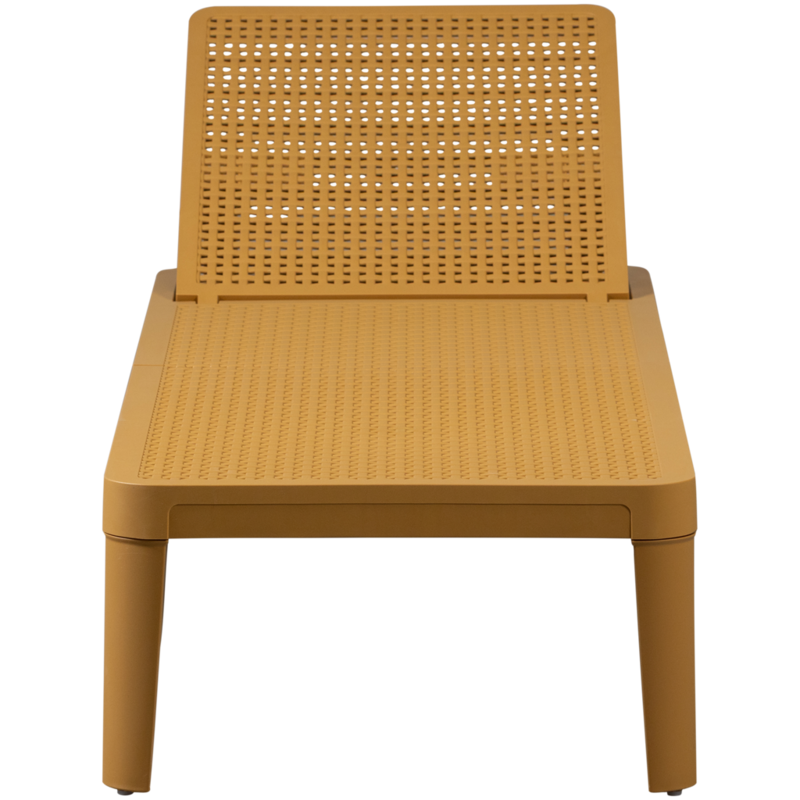 WOOOD-collectie Jinte Lounger Garden Plastic Yellow