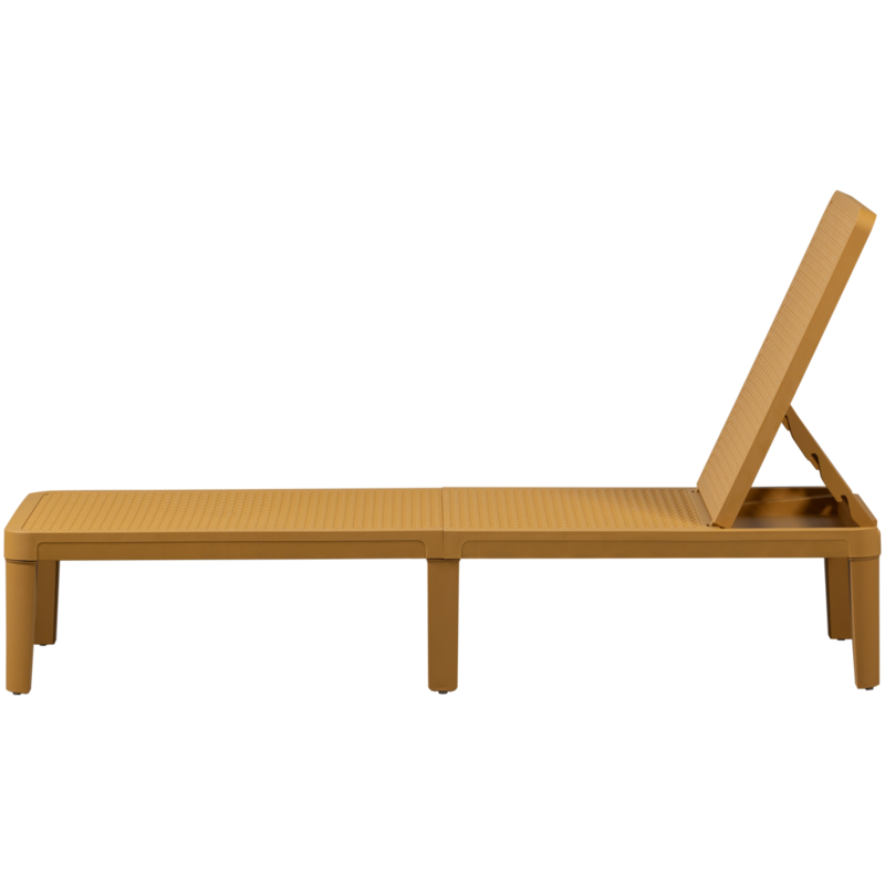 WOOOD-collectie Jinte Ligbed Tuin Kunststof Geel
