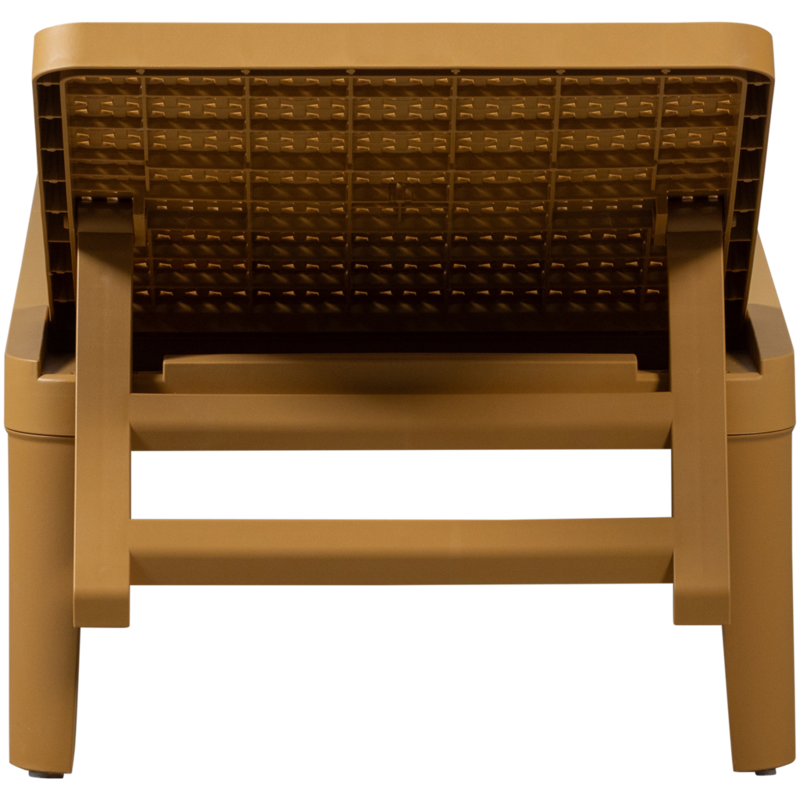 WOOOD-collectie Jinte Ligbed Tuin Kunststof Geel