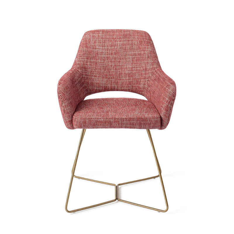 Jesper Home Yanai Berry Bars Eetkamerstoel - Beehive Gold