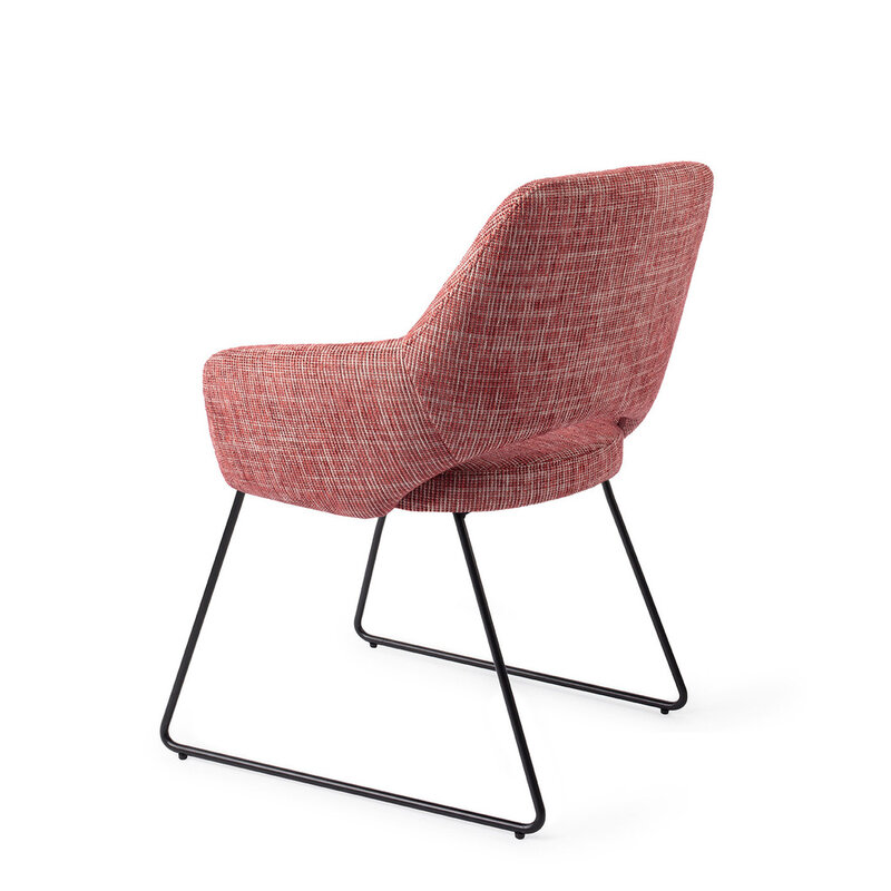 Jesper Home Yanai Berry Bars Eetkamerstoel - Slide Black