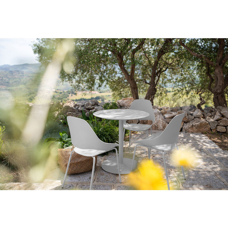 Houe-collectie FALK tuinstoel met lage armleuning muted white