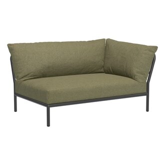 Houe LEVEL 2 Corner right Leaf with frame in Dark grey