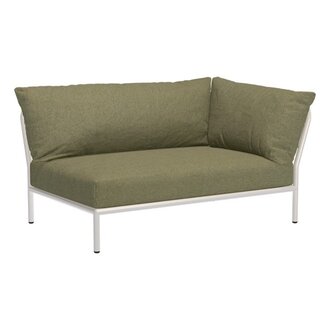 Houe LEVEL 2 hoek rechts Leaf met metalen frame in Muted white