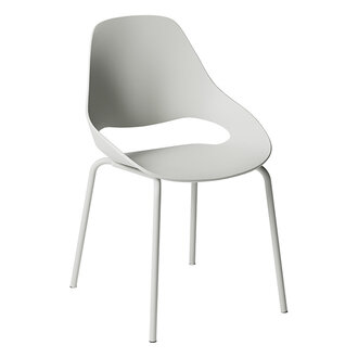 Houe FALK tuinstoel met lage armleuning muted white