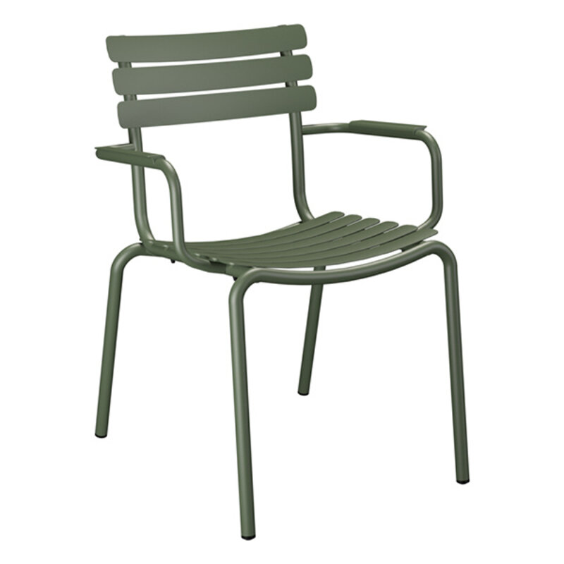 Houe-collectie ALUA tuinstoel met armleuning Olive green
