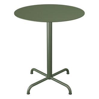 Houe PICO Café tafel Ø64 cm 4 star base Olive green