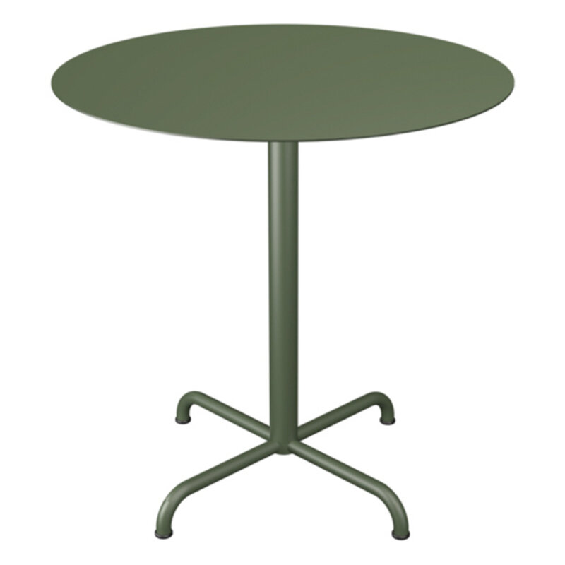 Houe-collectie PICO Café tafel Ø74 cm 4 star base Olive green