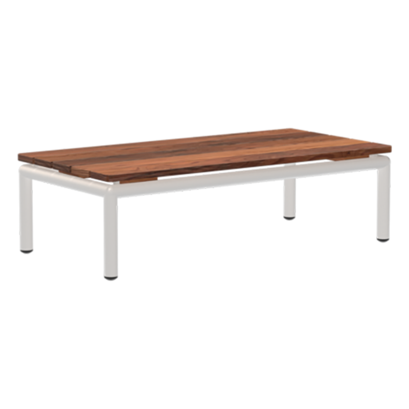 Houe-collectie LEVEL / LEVEL 2 Side tafel. 81x40 cm Table top: Thermo Ash Frame: Muted White