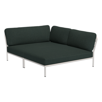 Houe LEVEL Cozy hoek rechts Alpine met metalen frame in Muted white