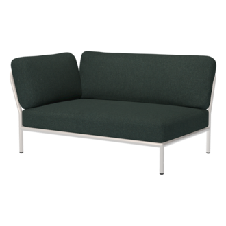 Houe LEVEL hoek links Alpine met metalen frame in Muted white