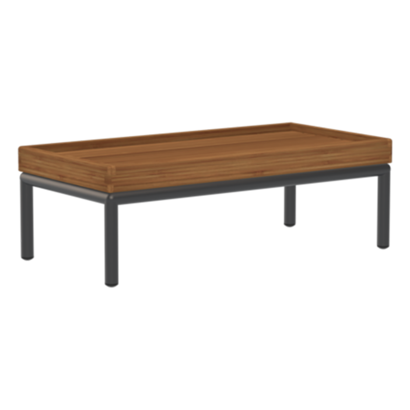 Houe-collectie LEVEL lounge sidetable bamboo
