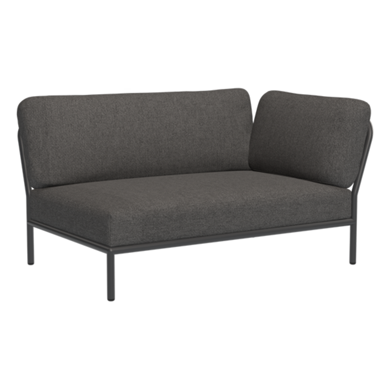 Houe-collectie LEVEL loungebank rechts grijs
