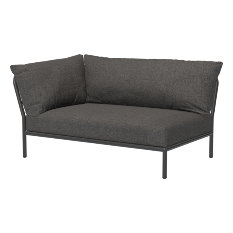 Houe-collectie LEVEL 2 Corner left Dark grey