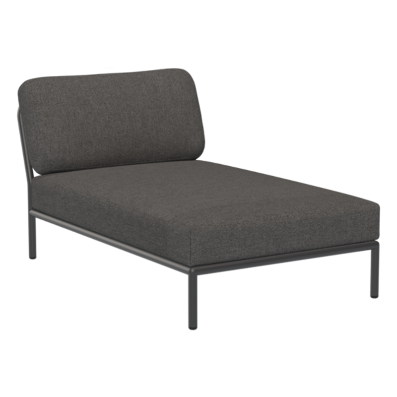 Houe-collectie LEVEL Chaiselong Dark grey