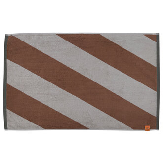 Mette Ditmer DIAGONAL bath mat Brick