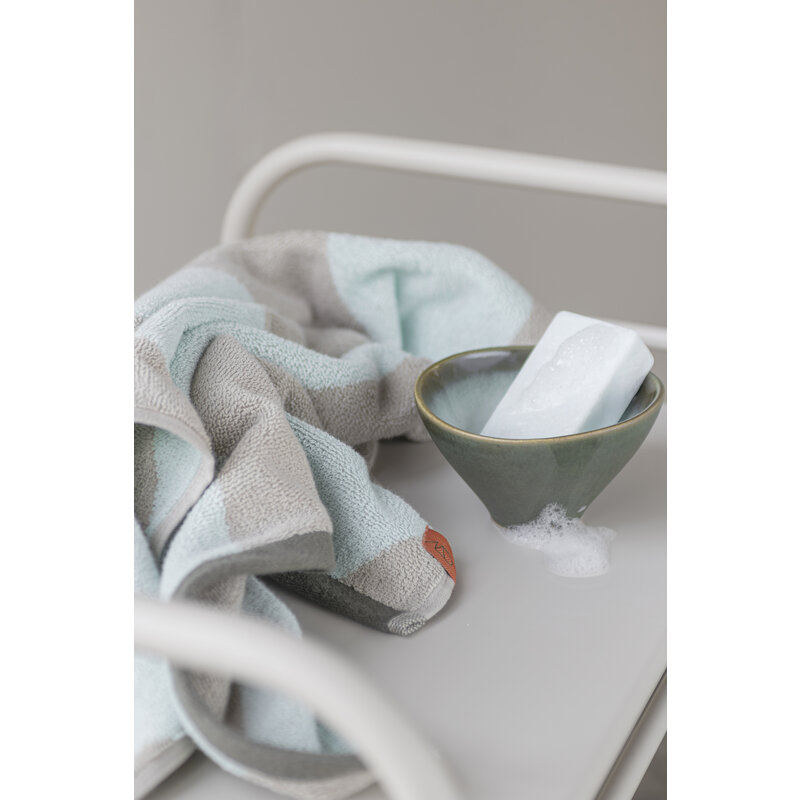 Mette Ditmer-collectie DIAGONAL badhanddoek Mint