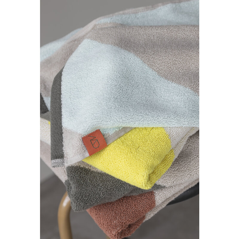 Mette Ditmer-collectie DIAGONAL badhanddoek Mint