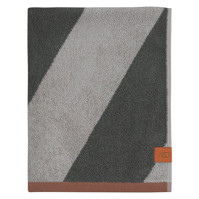 Mette Ditmer-collectie DIAGONAL gastendoek, 2-pack Donkere olijf