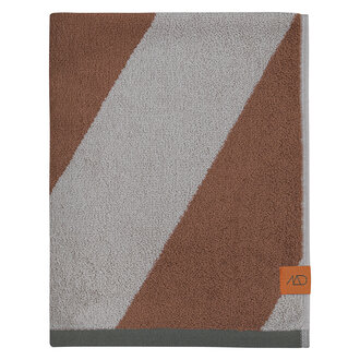 Mette Ditmer DIAGONAL handdoek Brick