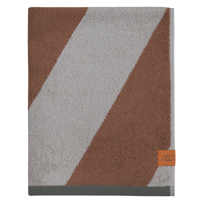 Mette Ditmer-collectie DIAGONAL towel Brick