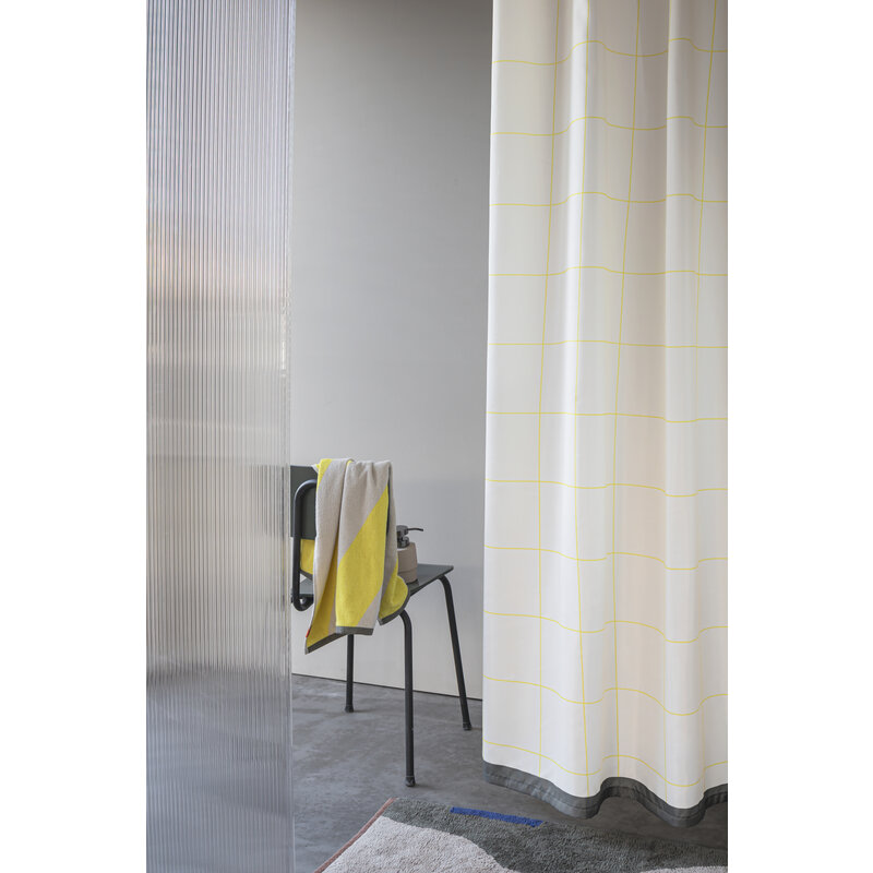Mette Ditmer-collectie MESH shower curtain Yellow