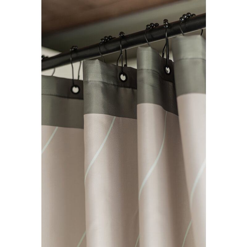 Mette Ditmer-collectie SUBTLE shower curtain Mint