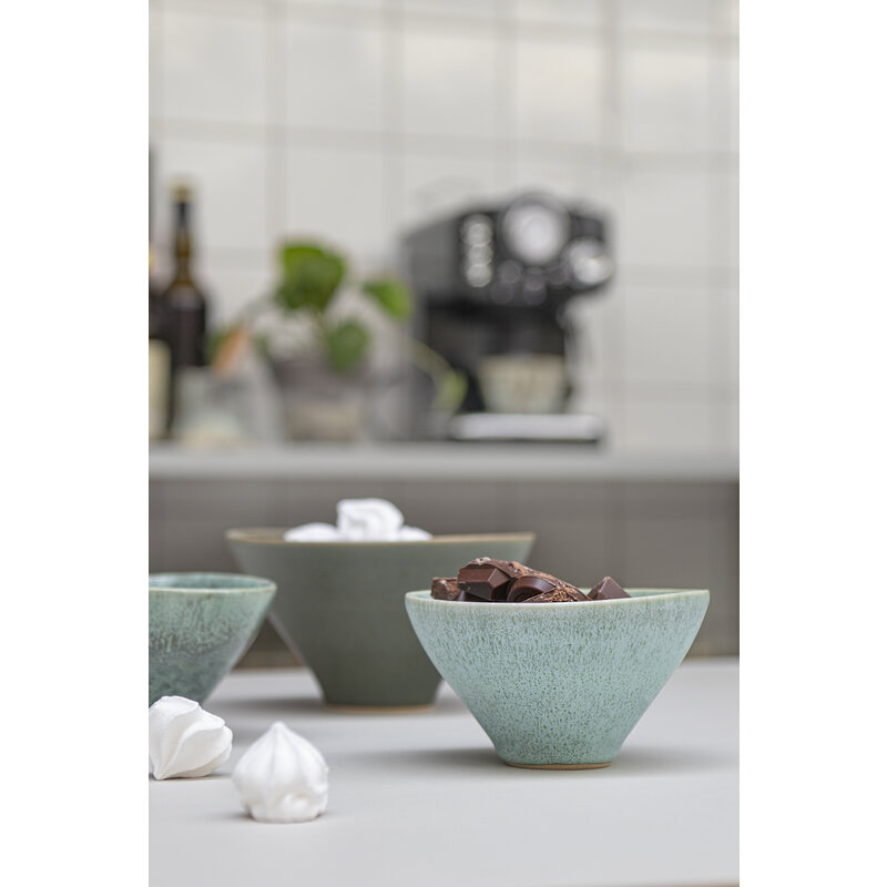Mette Ditmer-collectie ELEMENTS bowl, small, 3-pack  Green tones