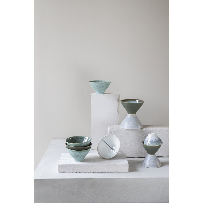 Mette Ditmer-collectie ELEMENTS bowl, small, 3-pack  Green tones