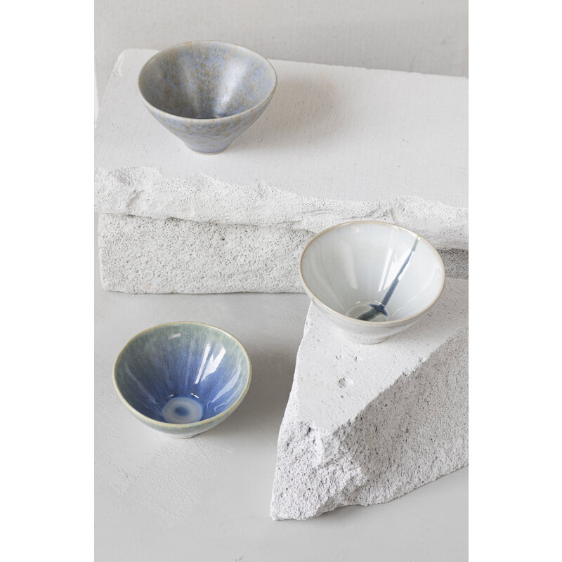 Mette Ditmer-collectie ELEMENTS bowl, small, 3-pack  Blue tones