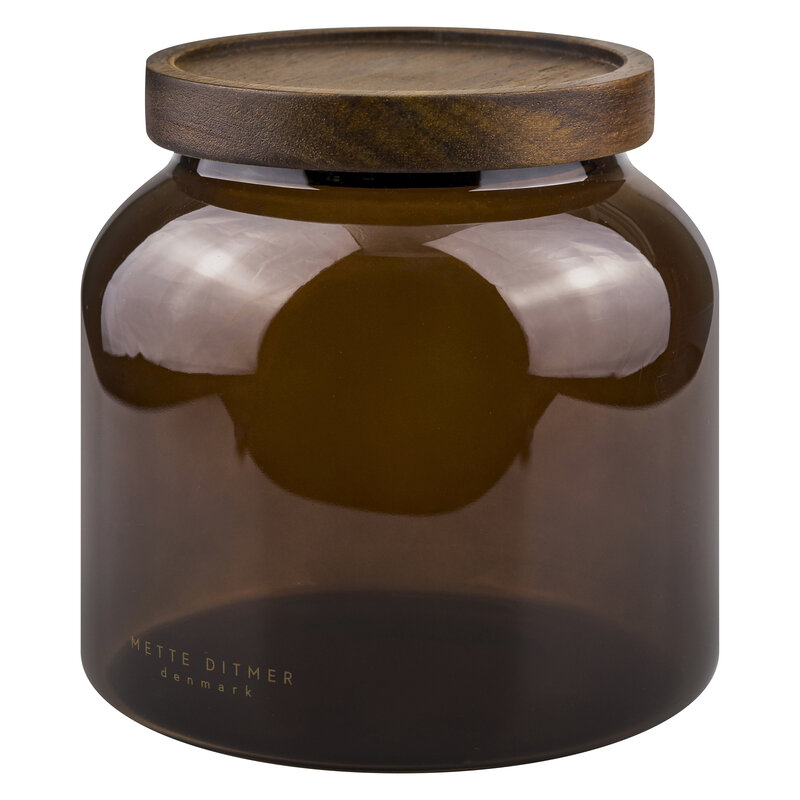 Mette Ditmer-collectie LUNA pot, klein Bruin