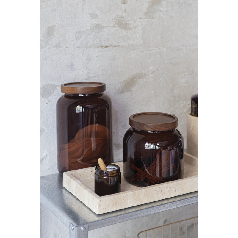 Mette Ditmer-collectie LUNA pot, klein Bruin