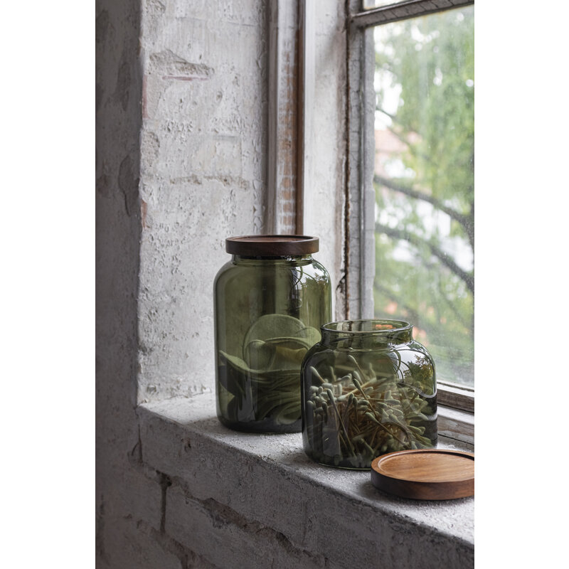 Mette Ditmer-collectie LUNA pot, klein Donker woud