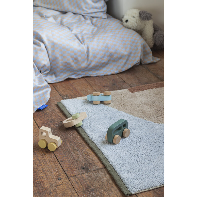 Mette Ditmer-collectie Vloerkleed FIGURA, Lichtblauw