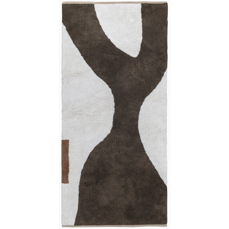 Mette Ditmer-collectie Vloerkleed FIGURA, Bruin