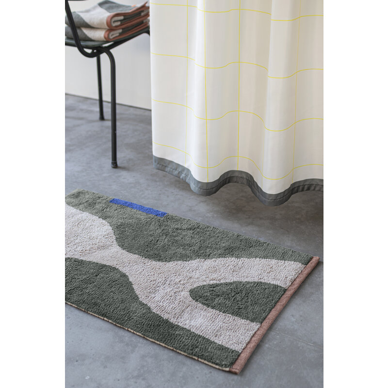 Mette Ditmer-collectie FIGURA vloerkleed, medium Donkere olijf