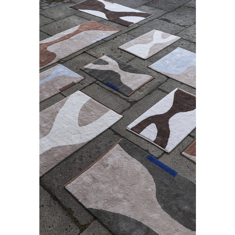 Mette Ditmer-collectie FIGURA rug, medium Dark olive