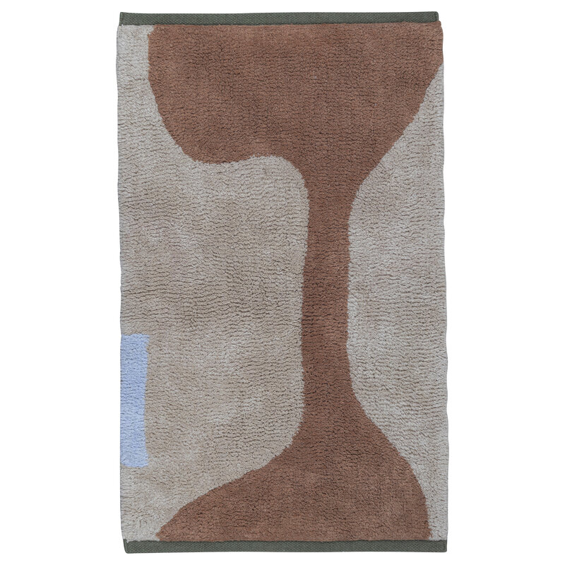 Mette Ditmer-collectie FIGURA vloerkleed, middel Baksteen