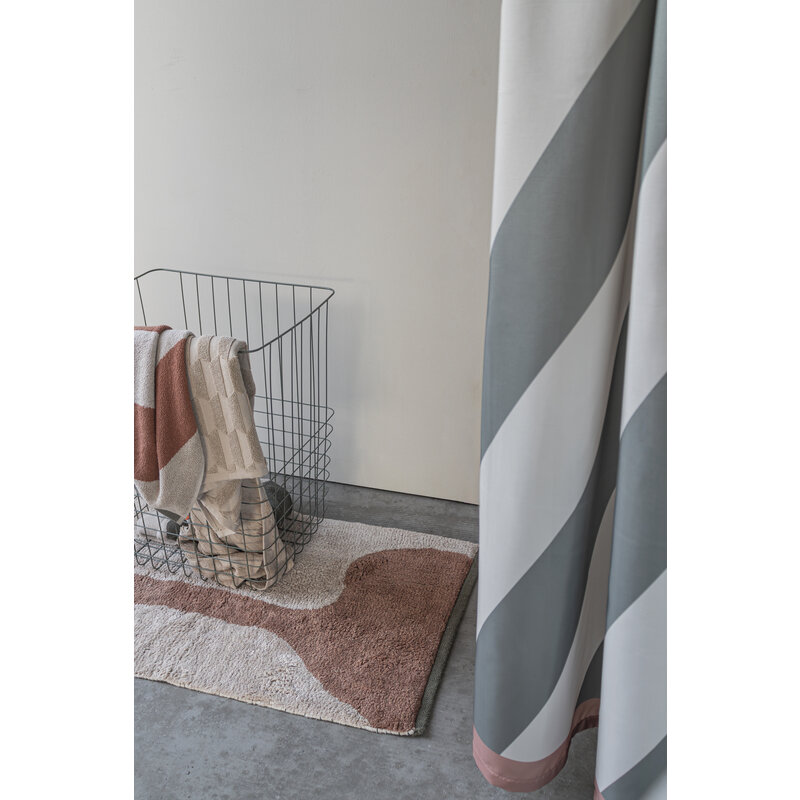 Mette Ditmer-collectie FIGURA vloerkleed, middel Baksteen