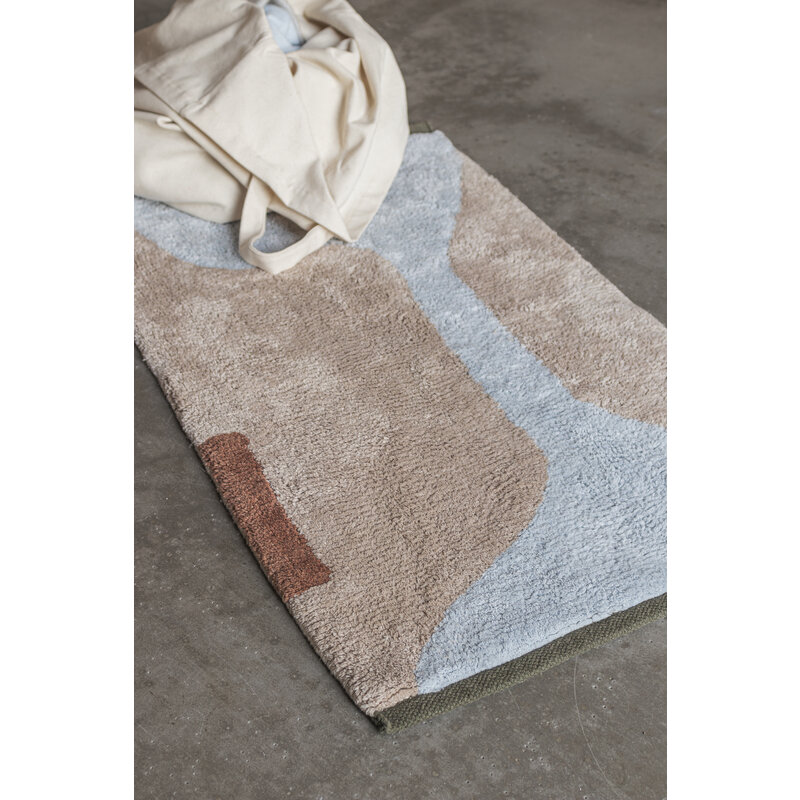 Mette Ditmer-collectie FIGURA rug, medium Light blue