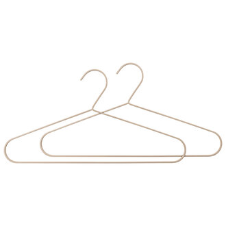 Mette Ditmer HANG-IT kleerhanger, 2-pak Zand
