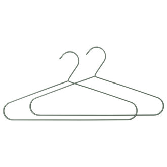 Mette Ditmer HANG-IT kleerhanger, 2 stuks Tijmgroen